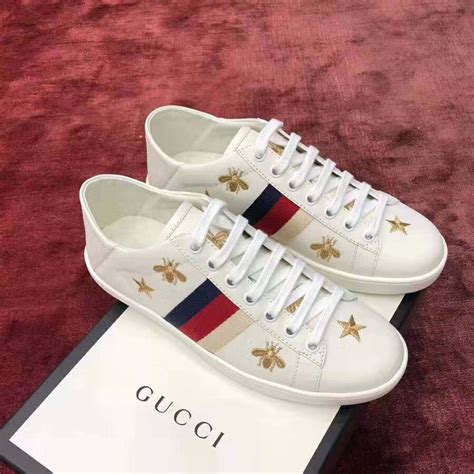 gucci star sneakers for women|original gucci bee sneakers.